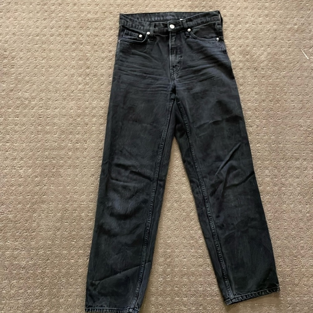 H&M straight leg black jeans
